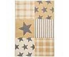 Tapis enfant Justin Stars Beige 120x170 cm - Tapis pour chambre d'enfants/bébé