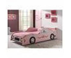 Lit voiture rose pour petite fille