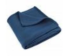 Linnea Couverture polaire 240x260 cm Isba Marine 100% Polyester 320 g/m2 traité non-feu