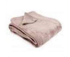 Linnea Couverture polaire 180x240 cm Microfibre 280 g/m2 APOLLO Marron Beige