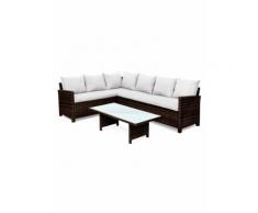 Bonprix - Salon de jardin lounge Paguera (Ens. 2 pces.) marron pour maison