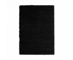 Tapis à poils longs noir - Plusieurs tailles