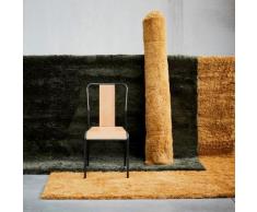 Tapis à poils longs vert cèdre - Plusieurs tailles