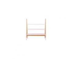 Etagère enfant design en pin rose jaya