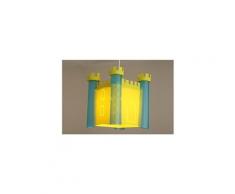 Lampe suspension chambre d'enfant chateau-fort
