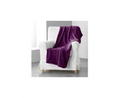 Jeté de canapé "louna" 180x220cm prune