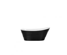 Baignoire îlot ovale au design moderne noir