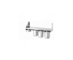 Etagère à épices en inox pour 4 bacs gn1/6 - bartscher - inox - 389080