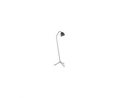 Lampadaire design trépied en métal anthracite tryo