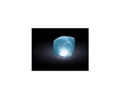Icaverne projecteur - lampe - ampoule - accessoire lumiere lampe flottante led cube gonflable - 16,5x16,5cm - multicolore