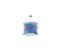 Lustre suspension chambre enfant planets - bleu