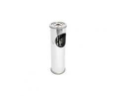 Cendrier extérieur avec poubelle en acier inoxydable 52 cm helloshop26 2013008