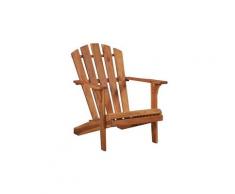 Sièges de jardin collection yaren chaise de jardin adirondack bois d'acacia massif