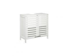 Meuble sous lavabo sicela - 60 x h. 58,5 cm - blanc