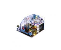 3d en bois bricolage maison miniature meubles led maison puzzle décorer des cadeaux créatifs jouets éducatifs