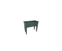 Carre potager - table potagere table de culture venezia - 39 x 80 x h 69 cm - vert foncé
