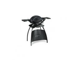Barbecue électrique weber q 1400 gris anthracite avec stand