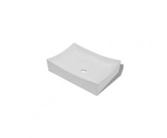 Vasque lavabo à poser céramique blanche salle de bain lavabo helloshop26 2902003