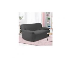 Housse extensible pour canapé 3 places grise