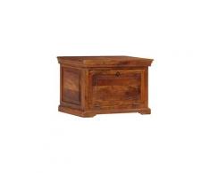Armoire à chaussures 60 x 40 x 41 cm bois d'acacia massif