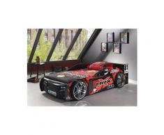 Lit voiture Swithome MRX 90x200 Rouge/Noir