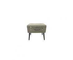 Coffre-valise de rangement - 48 x 38 cm - beige