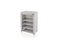 Armoire à chaussures gris 60 x 35 x 81,5 cm 80006