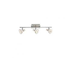 Projecteur led takiro nickel et acrylique 56956-3