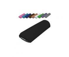 Traversin, coussin demi-rond 66 cm x 22 cm x 12 cm pour table de massage - noir