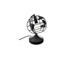 Lampe à poser enfant globe terrestre - diam. 16 cm - noir