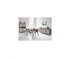 Salle à manger complète n°2 - lugano - l 180 x l 90 x h 78 - neuf