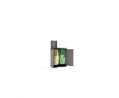 Icaverne etabli - systeme perfo - armoire - mobilier atelier poubelle de recyclage - split basic - gris