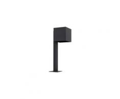 Balise led solaire cairo avec détecteur mouvement radar ip65 blanc chaud 2800k-3200k 40 cm