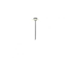 Borne solaire ufo - inox - 0,2w - 3000k - ip44 - capteur crépusculaire - non dimmable