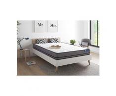 Matelas actilatex 160x200cm 2 faces à mémoire de forme+latex 3zones de confort