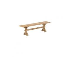 Banc d'entrée 160x35x45 cm bois de manguier solide