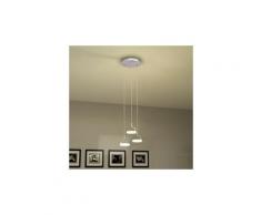 Icaverne - plafonniers esthetique lampe suspendue led avec 3 lumières blanche chaude