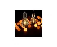 Icaverne ampoule - ampoule led - ampoule halogene lot de 5 ampoules filament led e27 globe 2,5 w équivalence 15 w xq1706