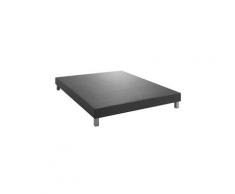 Relaxima - dune sommier tapissier anthracite 160 x 200
