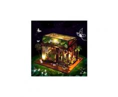 3d en bois bricolage maison miniature meubles led maison puzzle décorer des cadeaux créatifs jouets éducatifs
