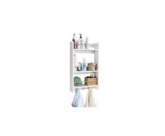 Etagère pour épices (3 niveaux, 2 crochets en métal, 40 x 12 x 70 cm) frg33-w sobuy®
