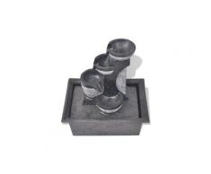 Icaverne - fontaines et cascades chic fontaine d'intérieur avec lampe led polyrésine