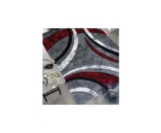 Tapis rond pour le salon havana prestige gris 120 x 120 cm tapis de salon moderne design par unamourdetapis