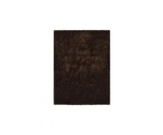 Tapis à poils longs 80 x 150 cm marron