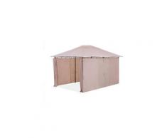 Tonnelle - gloriette - barnum - accessoire de tonnelle - accessoire de gloriette - accessoire de barnum tonnelle de jardin lagoon - 3 x 4 m - beige