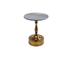 Table d'appoint souk marbre noir 51cm kare design