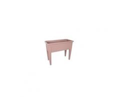 Icaverne carre potager - table potagere table de culture venezia - 39 x 80 x h 69 cm - gris taupe