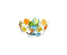 Plafonnier enfant "fishy" multicolore