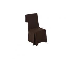 Housse de chaise chocolat