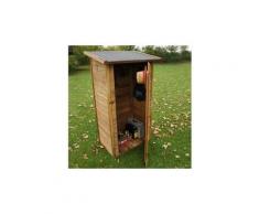 Icaverne coffre d'exterieur - rangement d'exterieur chalet et jardin armoire de jardin en bois traité fsc
